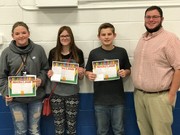 Middle School Students of the Month